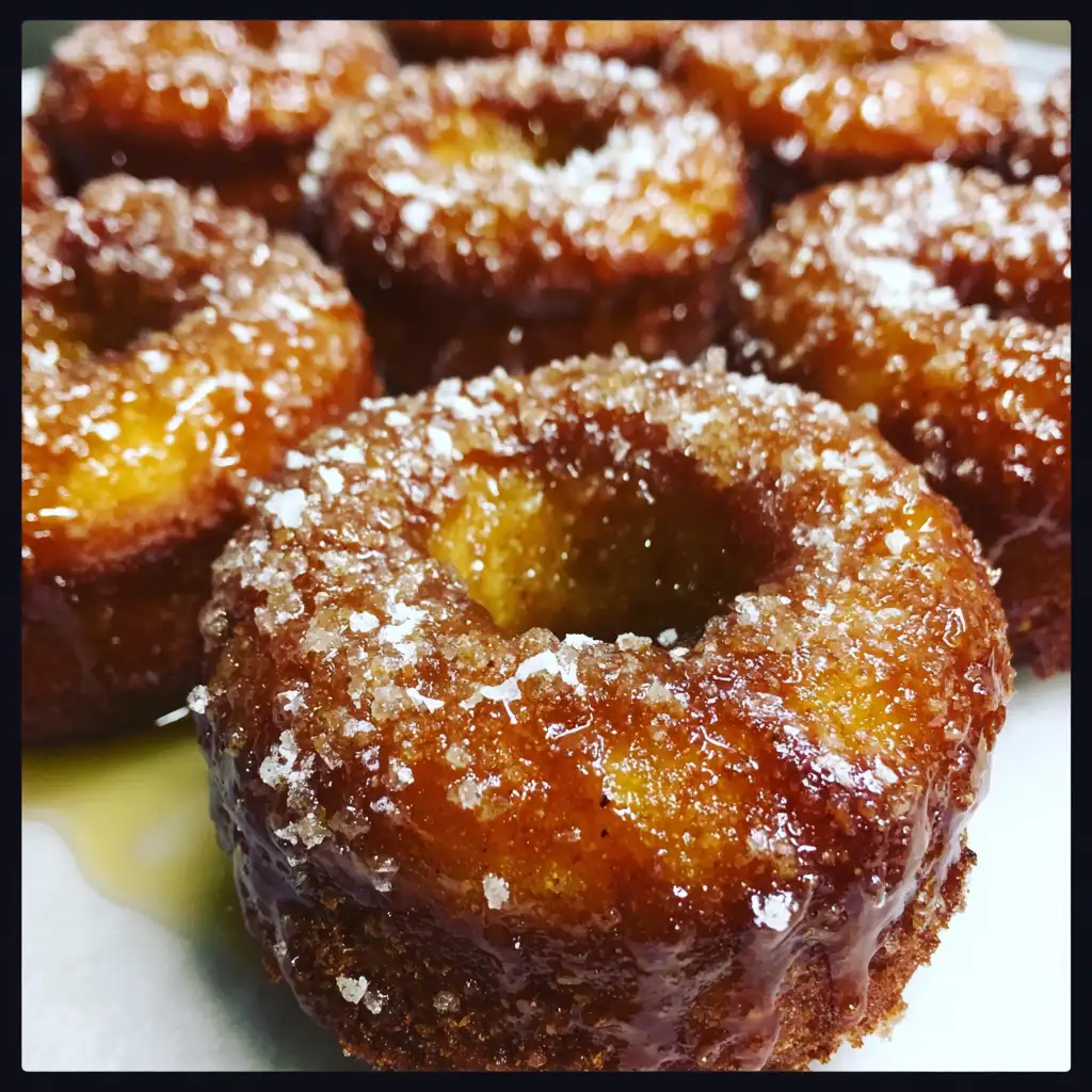 Sweet Potato Maple Doughnuts