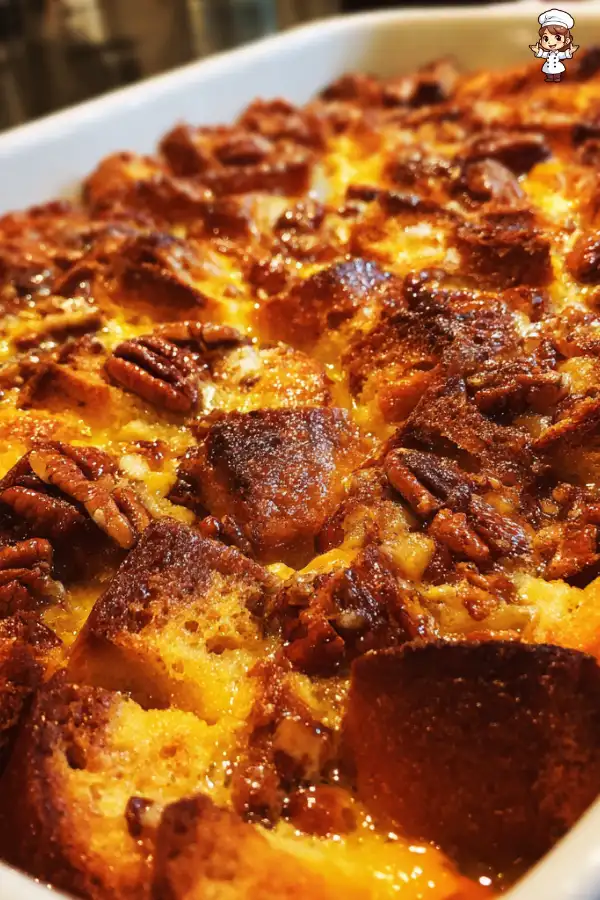 Sweet Potato Pecan Bread Pudding is a must-try delight!