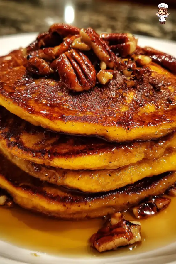 Sweet Potato Pecan Pancakes