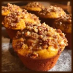 Sweet Potato Pecan Streusel Muffins
