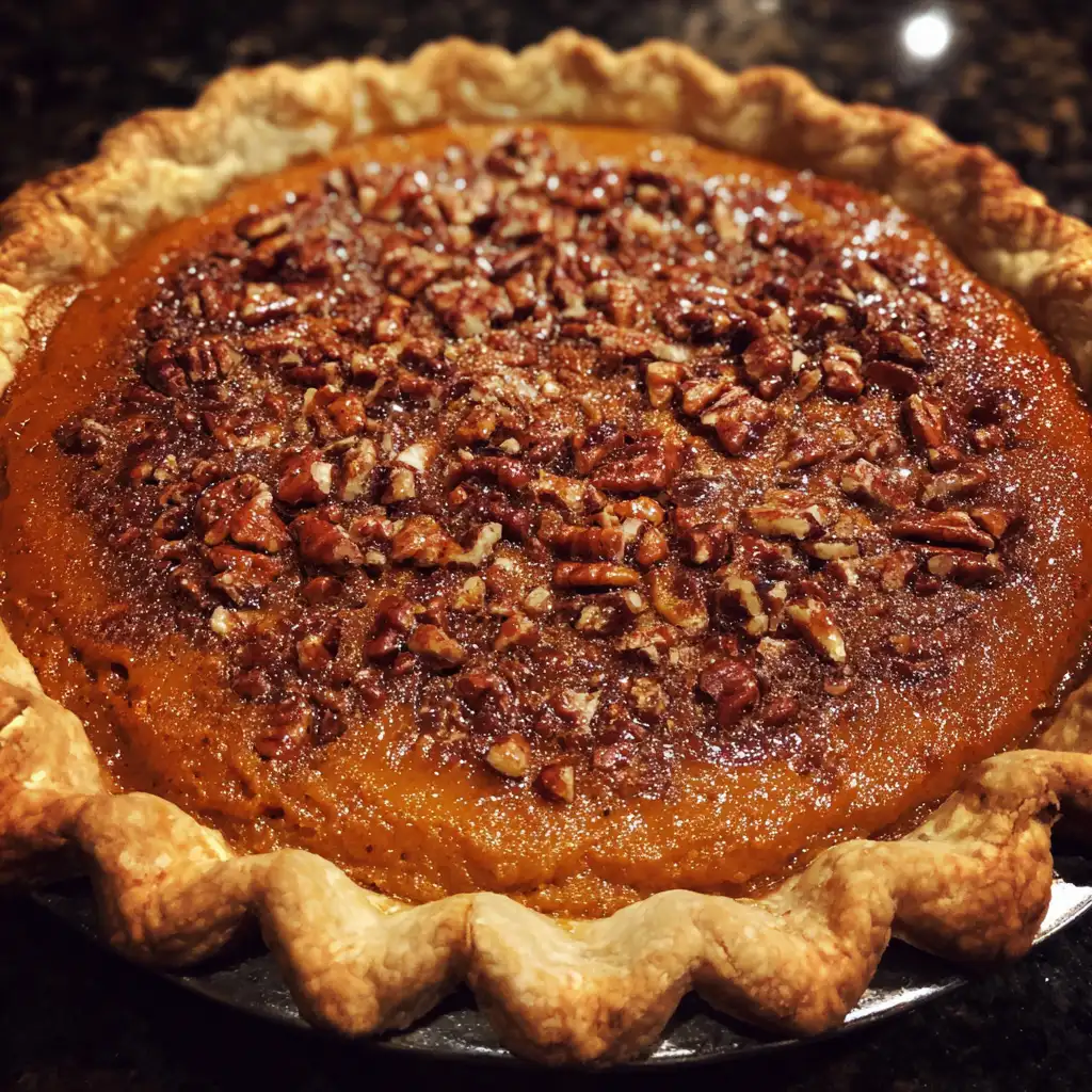 Sweet Potato Pie with Pecan Crust
