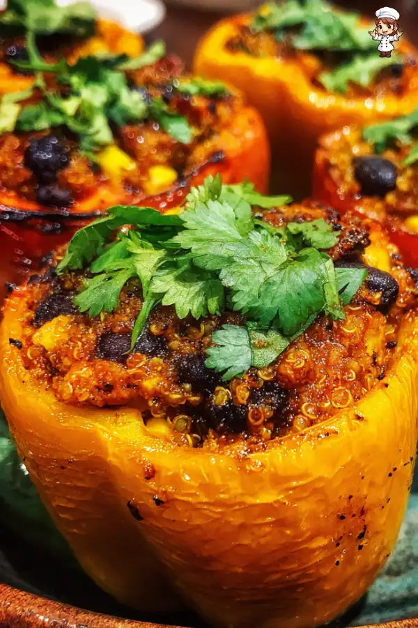 Sweet Potato Quinoa Stuffed Peppers are a must-try!