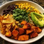 Sweet Potato and Black Bean Burrito Bowls are delicious!