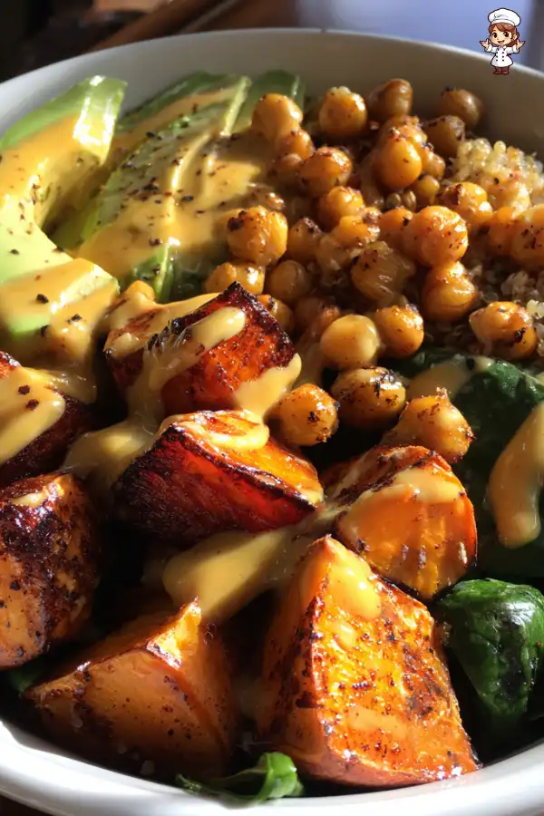 Sweet Potato and Chickpea Buddha Bowl