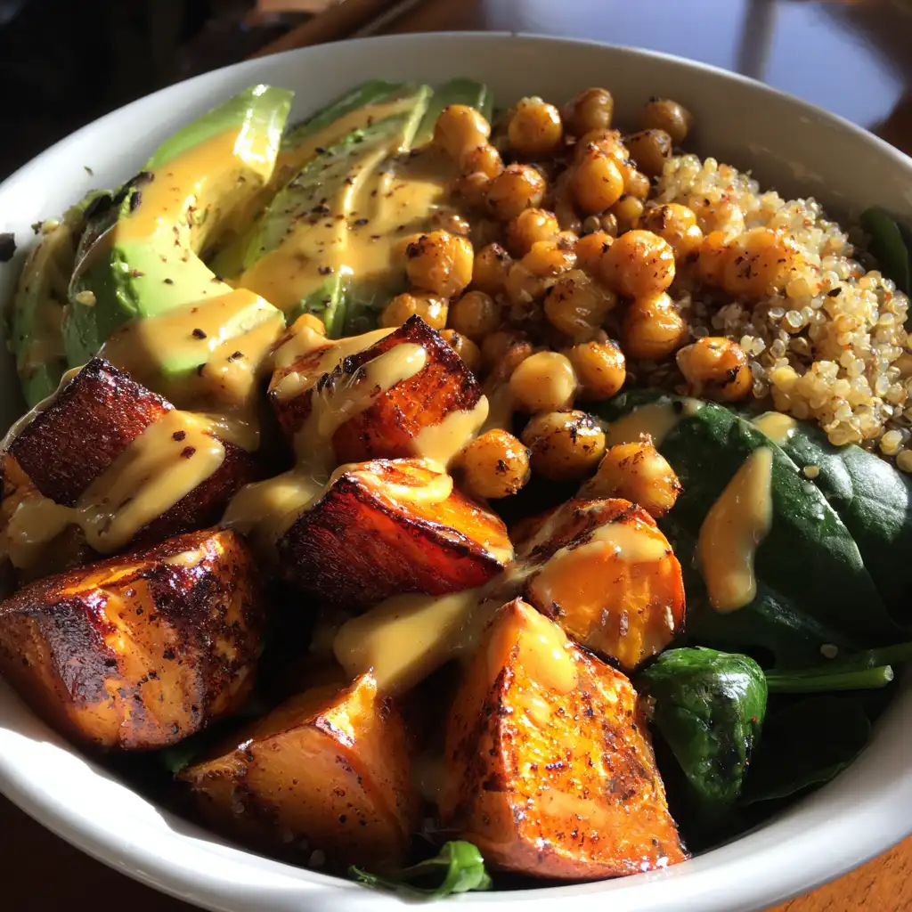 Sweet Potato and Chickpea Buddha Bowl