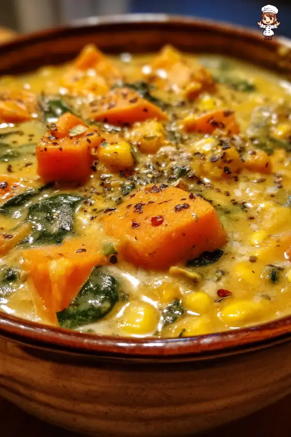 Sweet Potato and Corn Chowder