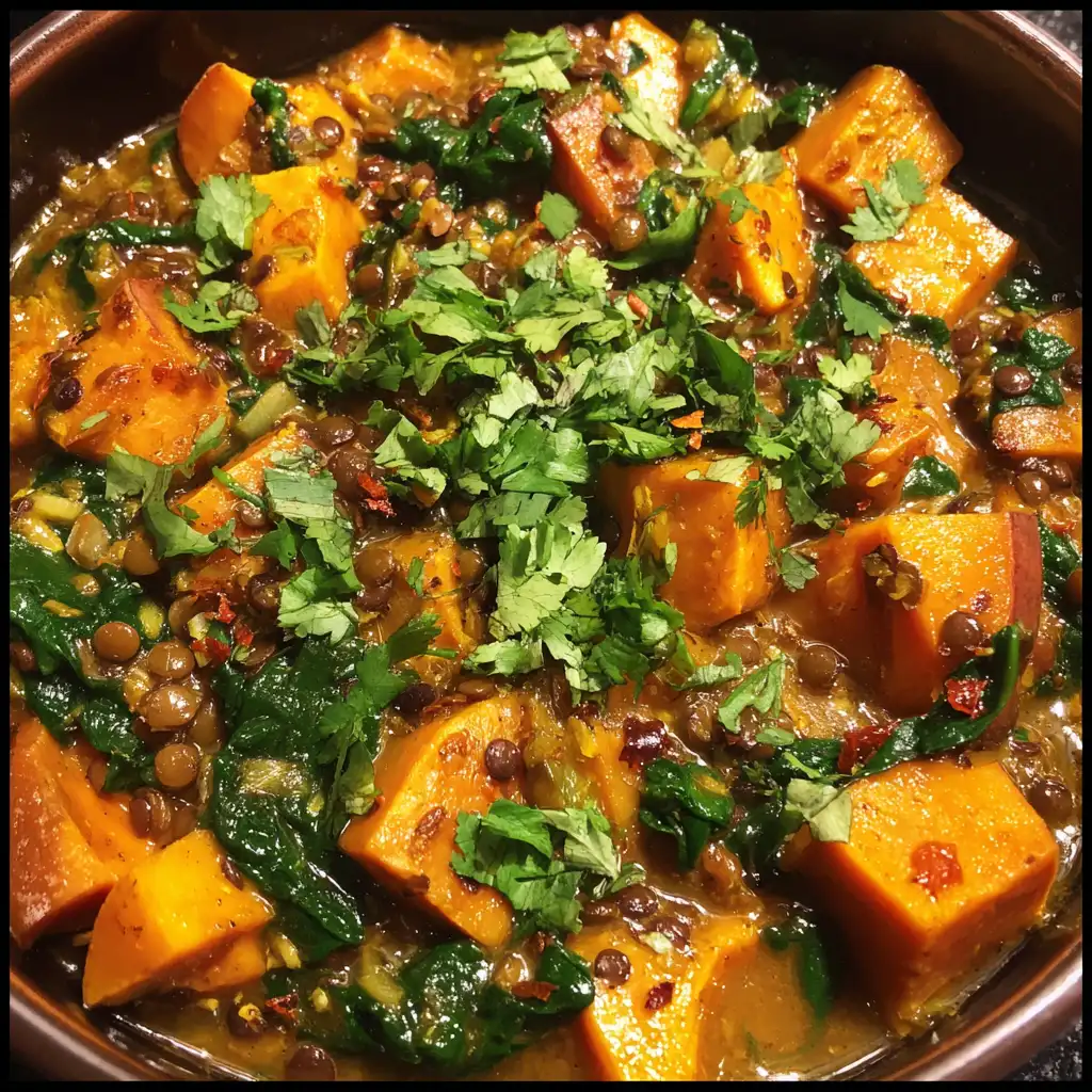 Sweet Potato and Lentil Curry is a must-try delight!