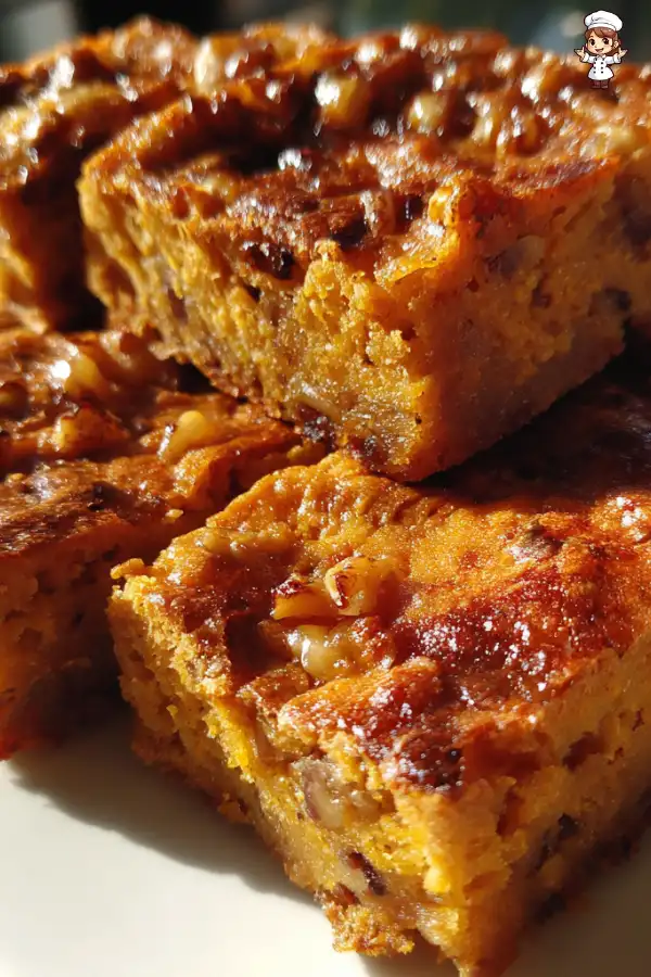 Sweet Potato and Maple Blondies