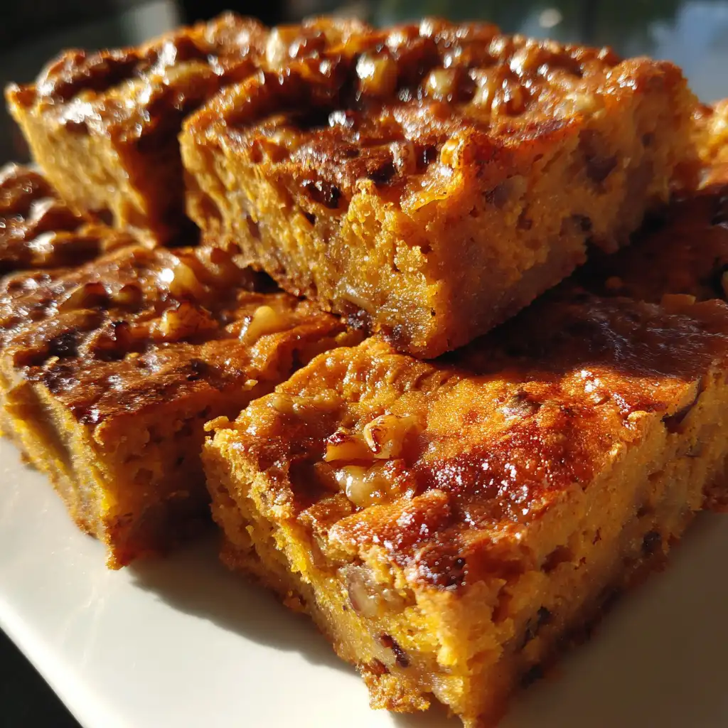Sweet Potato and Maple Blondies