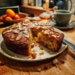 Tangerine Almond Date Cake with Cardamom Syrup delights!