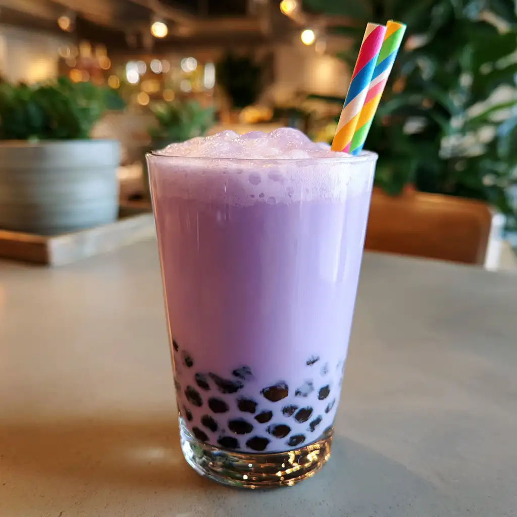 Taro Milk Bubble Tea is a must-try for tea lovers!