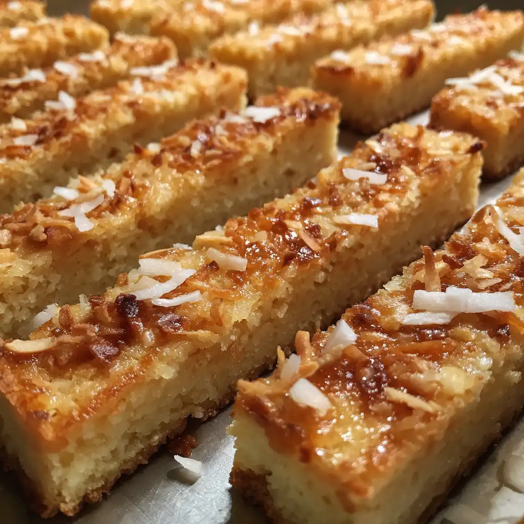 Toasted coconut shortbread cookies are a must-try delight!