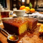 Turkish Revani Cake with Citrus Syrup
