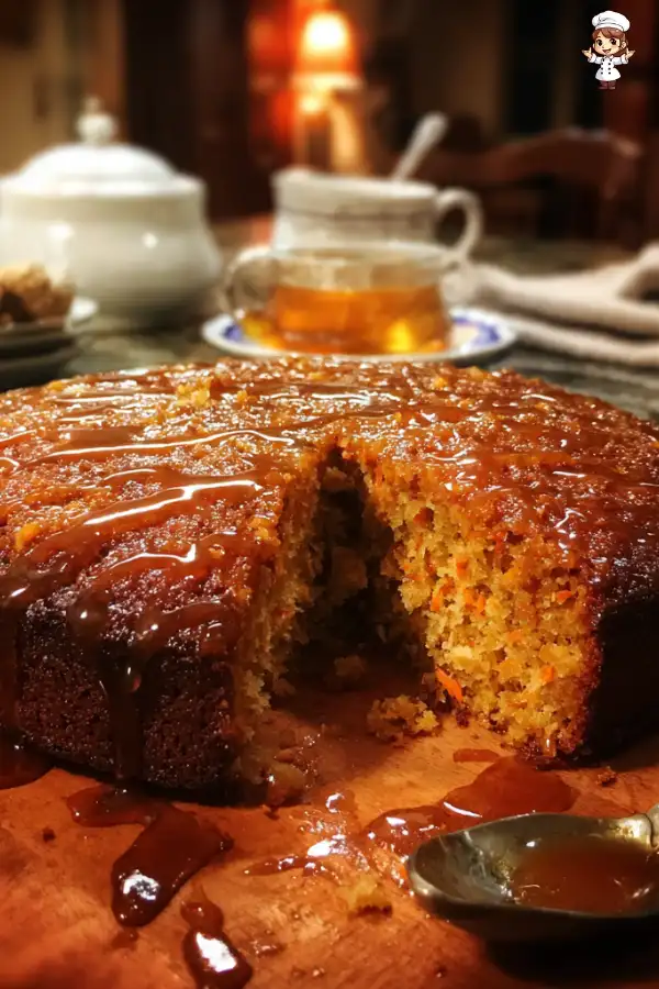 Warm Carrot Cake with Ginger Syrup A Must-Try Delight!