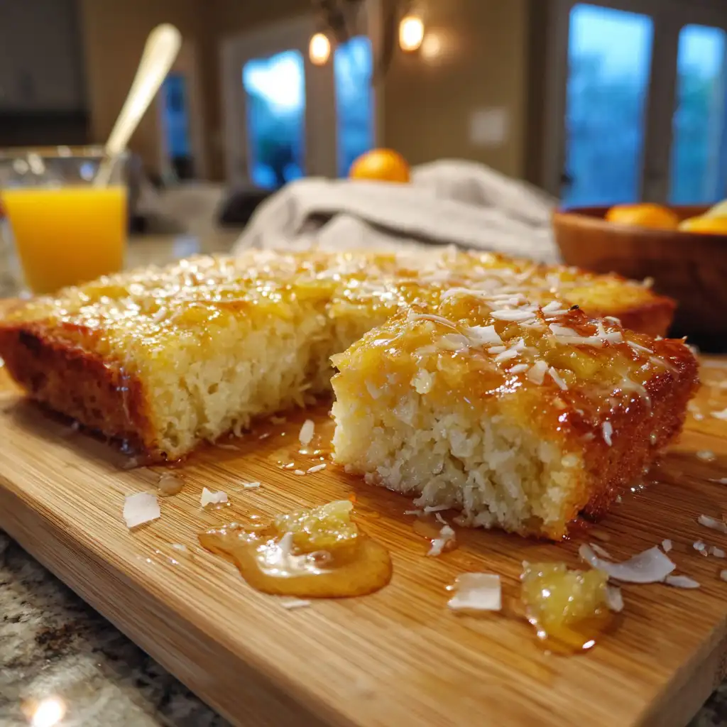 Warm Coconut Pineapple Pudding Recipe