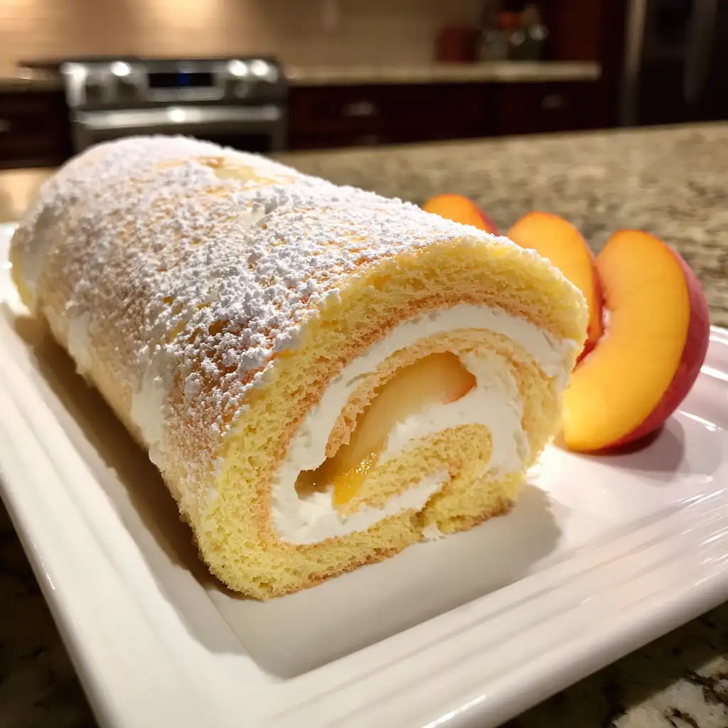 White Peach Swiss Roll Recipe A Delightful Treat!