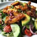fried chicken salad