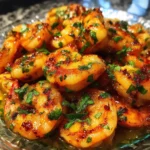 Air fryer Hawaiian garlic shrimp is a must-try dish!