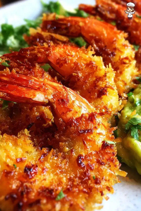 Baked Thai Coconut Shrimp with Lemongrass Guacamole