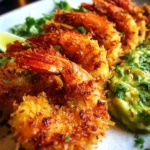 Baked Thai Coconut Shrimp with Lemongrass Guacamole