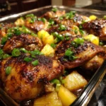 Baked pineapple jerk chicken recipe