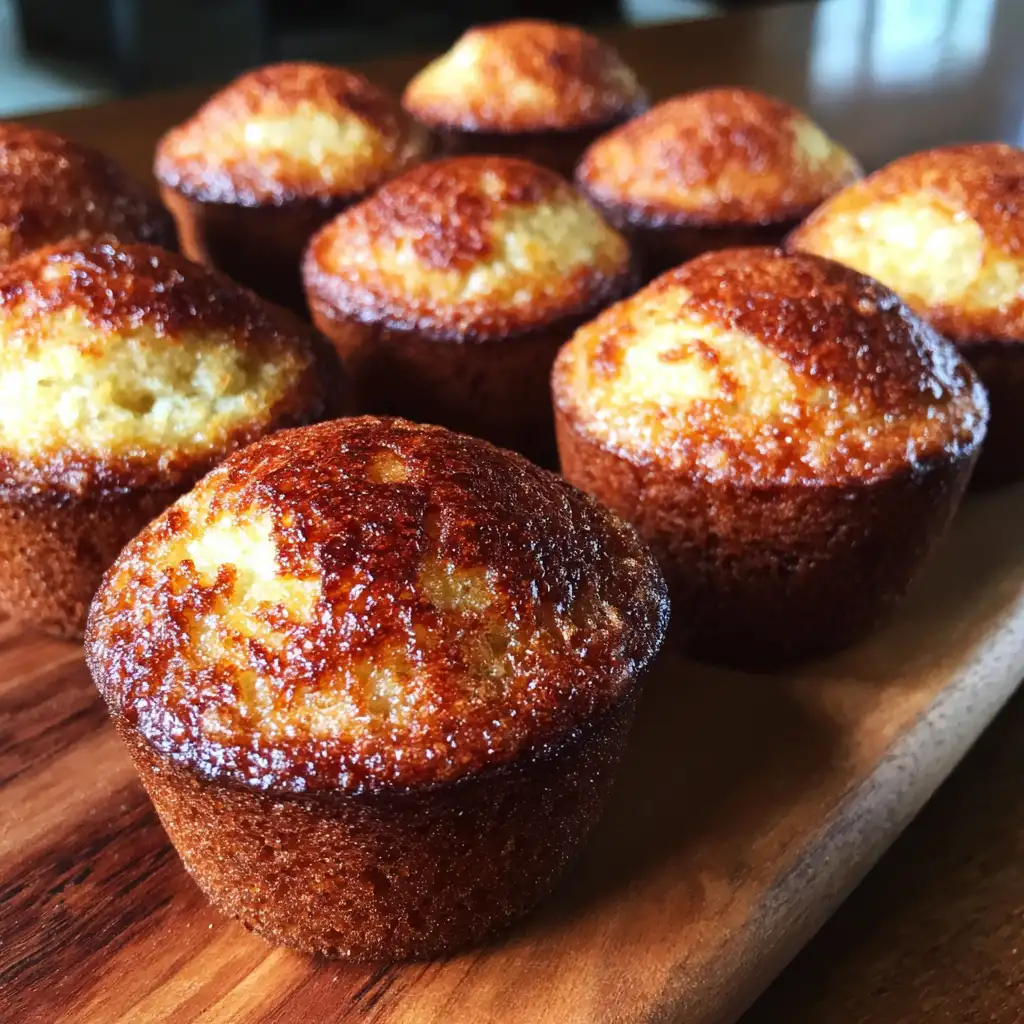 Banana bread mini muffins recipe