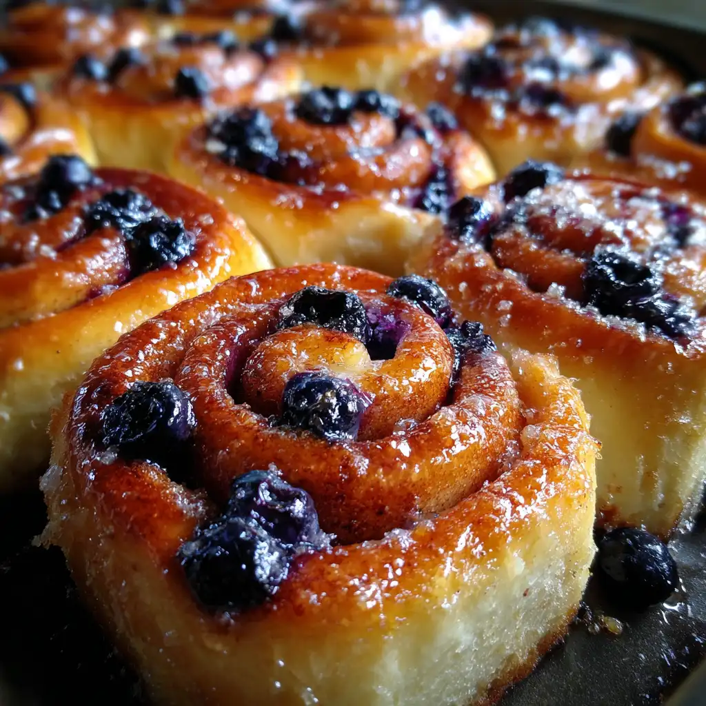 Blueberry cinnamon rolls recipe that will amaze you!