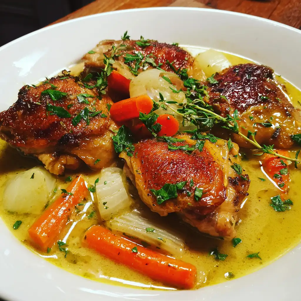 Chicken fricassee recipe