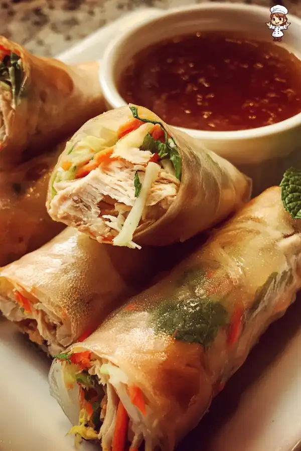 Chicken spring rolls recipe