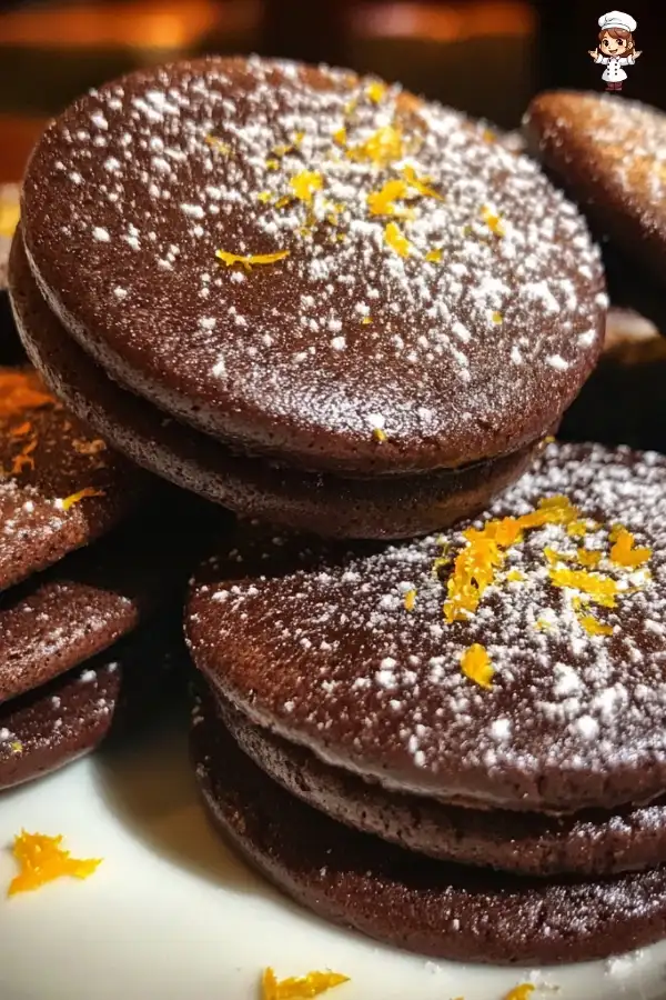 Chocolate Orange Shortbread Cookies