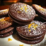Chocolate Orange Shortbread Cookies