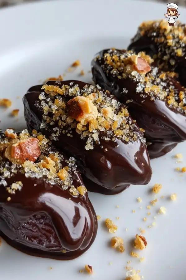 Chocolate covered dates recipe