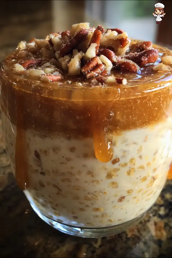 Cinnamon roll overnight oats