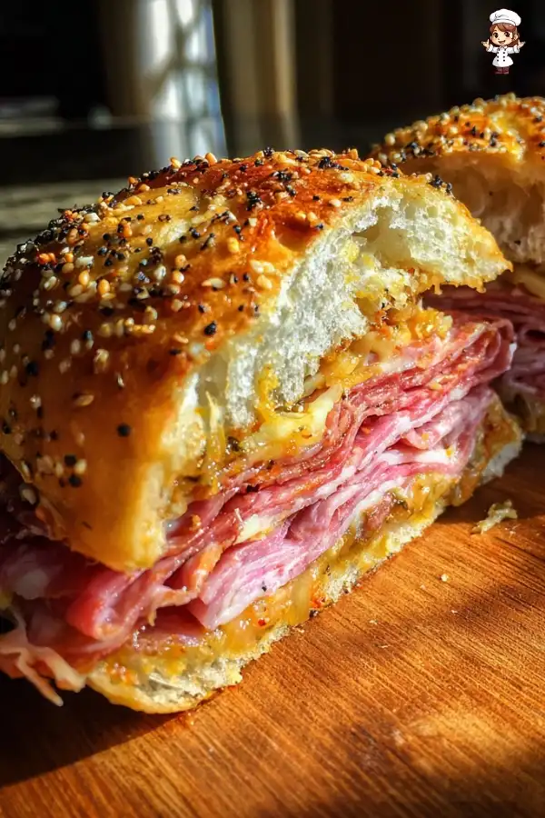 Classic Italian Muffuletta sandwich recipe