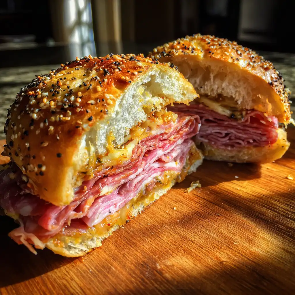 Classic Italian Muffuletta sandwich recipe