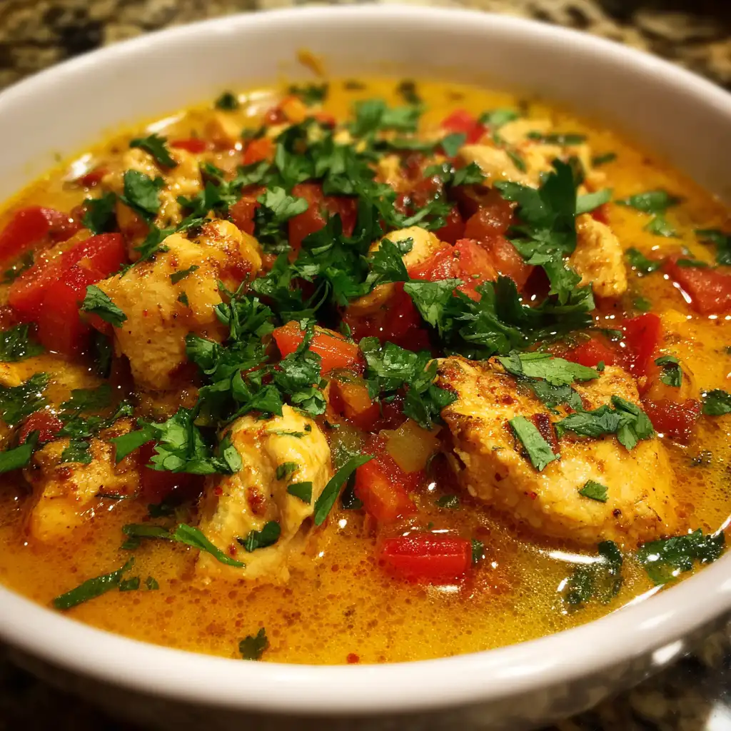 Coconut chicken chili recipe