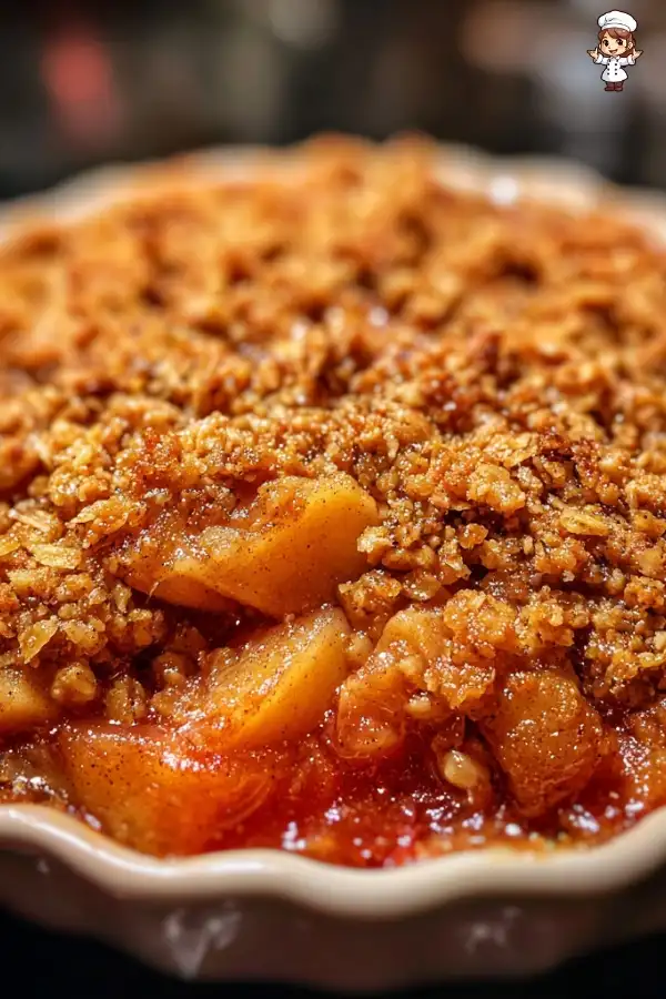 Coconut oil apple crisp