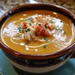 Creamy crab and shrimp bisque