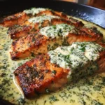 Creamy lemon herb salmon recipe that delights your taste buds!