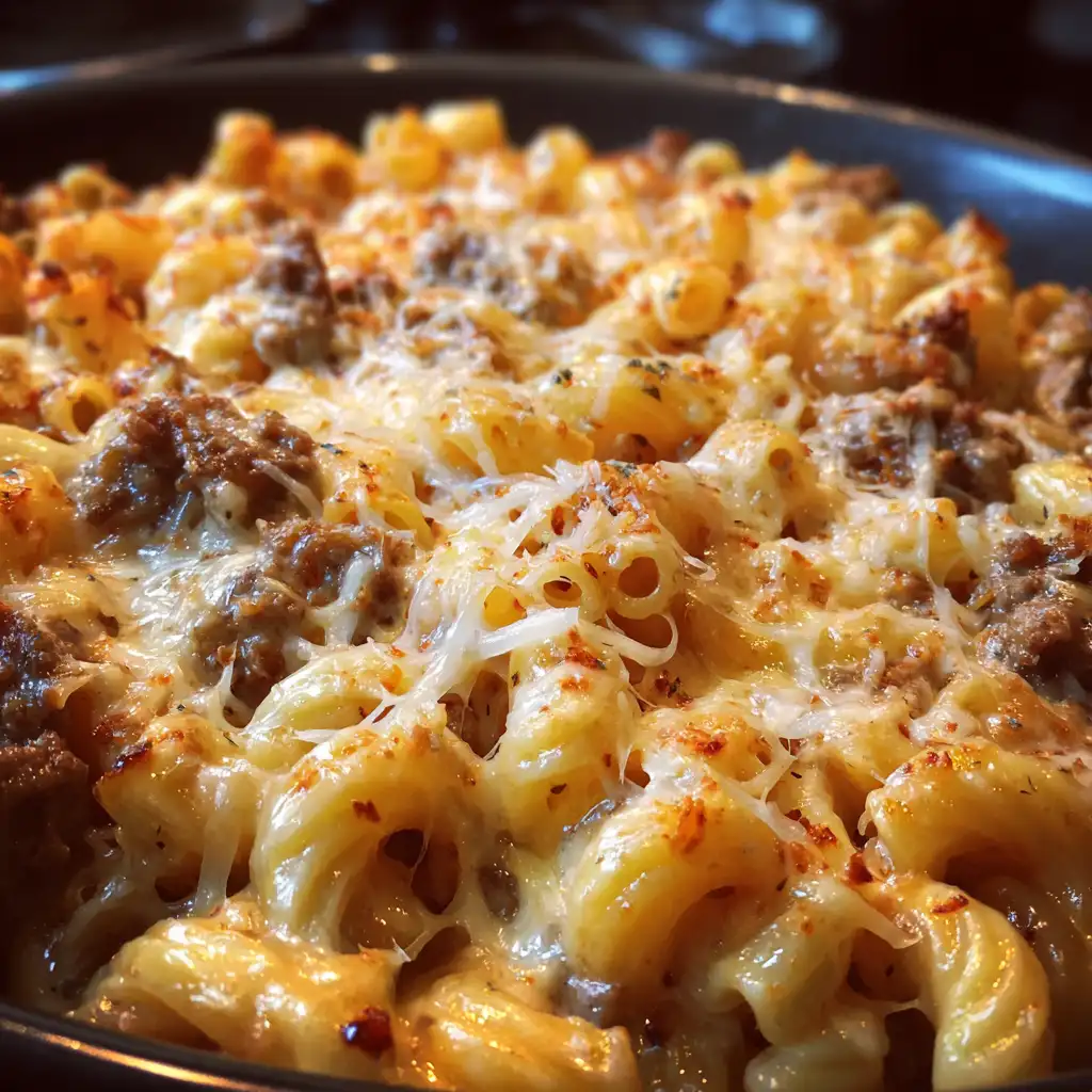 Creamy slow cooker beef pasta recipe