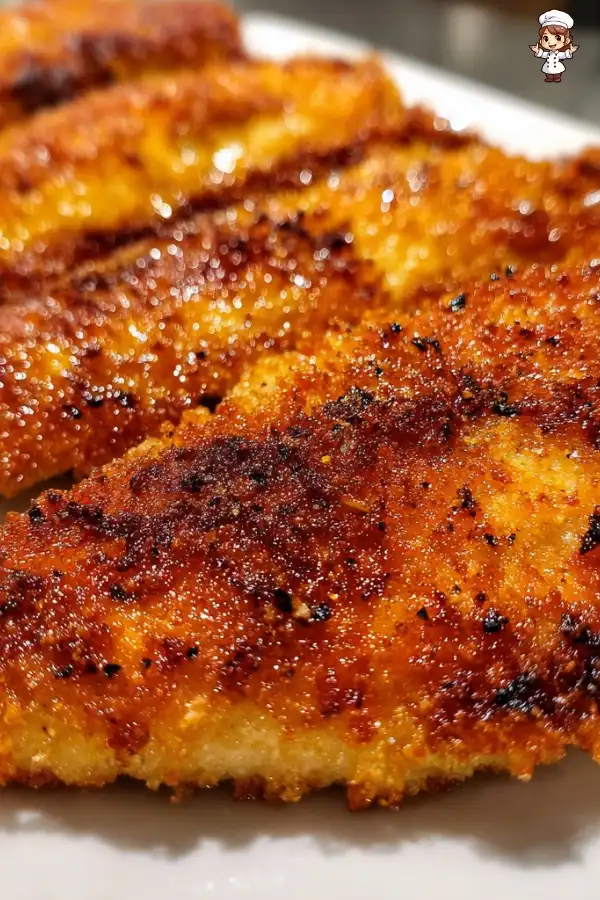 Crispy oven baked chicken fillet will amaze your taste buds!