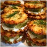 Dill pickle cheese Ritz bites