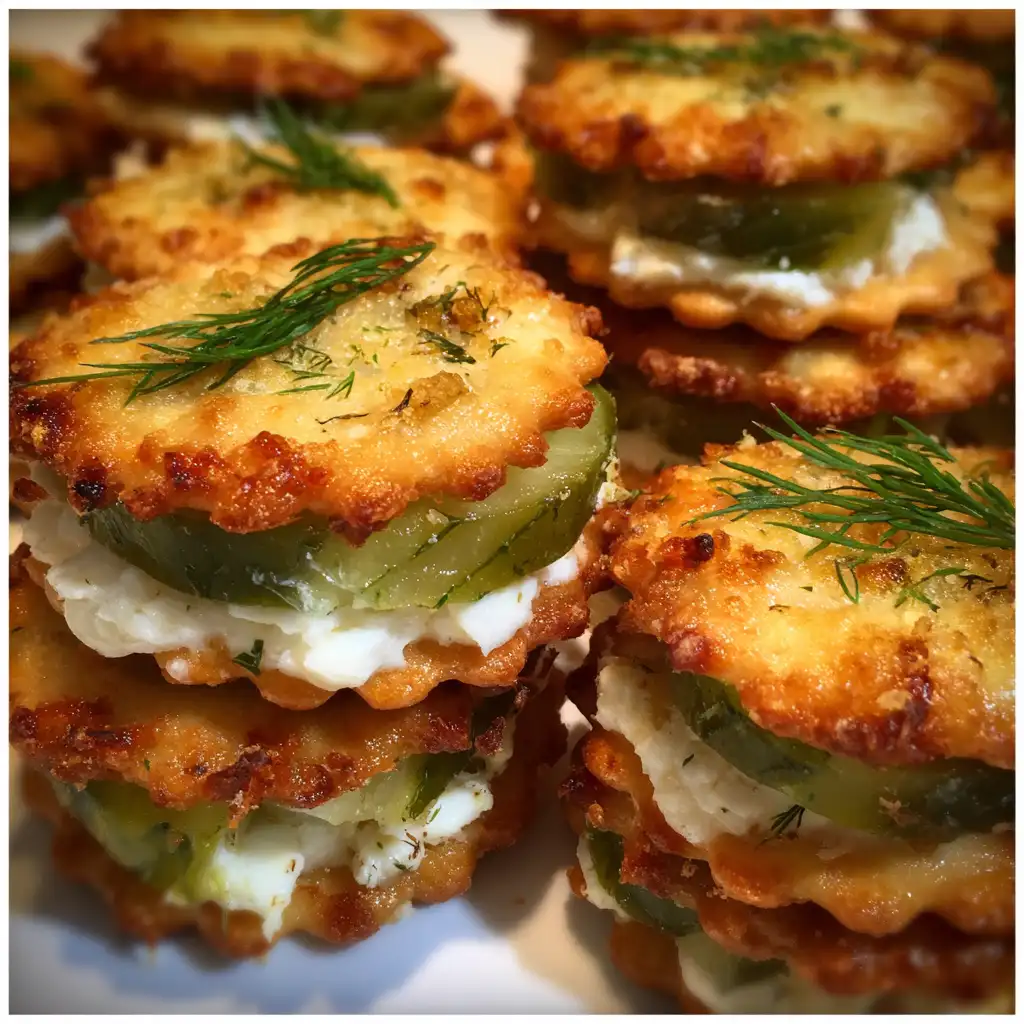 Dill pickle cheese Ritz bites