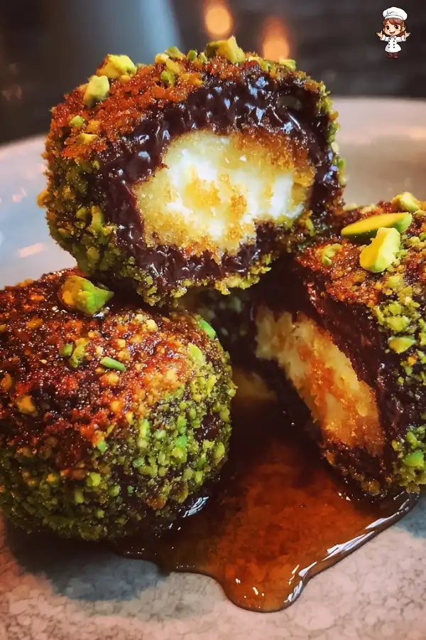 Dubai Pistachio Kunefe Chocolate Balls