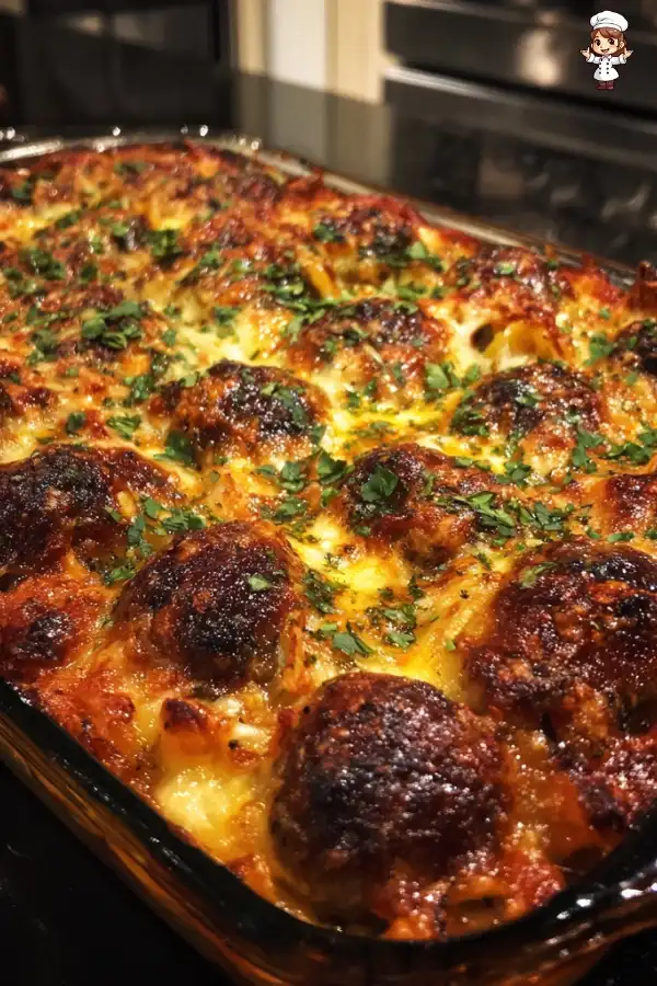 Dump and bake meatball casserole recipe
