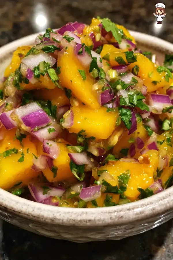 Easy mango salsa recipe
