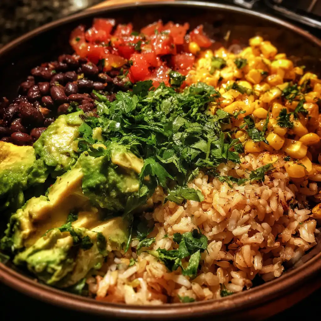 Easy vegan burrito bowl recipe