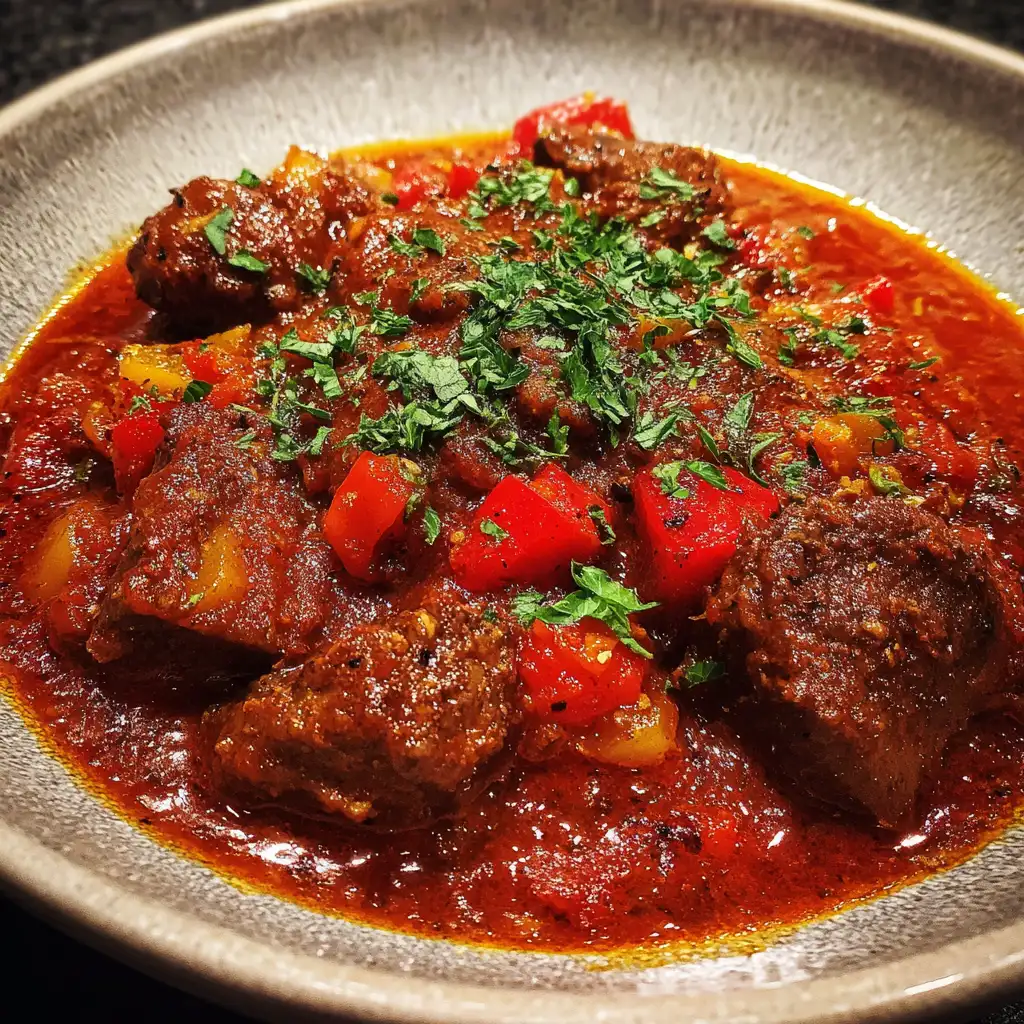 Egyptian beef goulash recipe