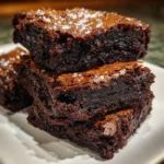 Extra fudgy brownies with coconut oil