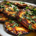 Garlic Parmesan Grilled Eggplant